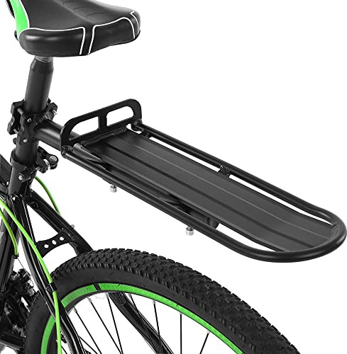 Gepäckträger Fahrrad, Einstellbare Mountainbike Gepäckträger Aluminiumlegierung Fahrradgepäckträger Fahrrad Vorne Gepäckständer Fahrradzubehör
