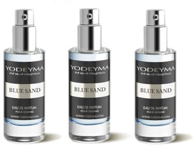 VLNET ® | Y.o.d.e.y.m.a 3 flaconi profumo BLUE SAND 15 ml | come da foto