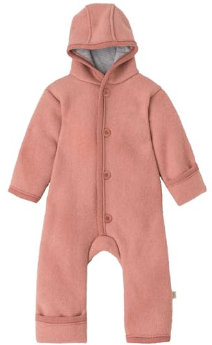 Disana WALK-OVERALL Baby & Kinder - 100% Bio-Merino, Wollwalk – atmungsaktiv & angenehm wärmend - unisex Gr. 50 – 104 – nachhaltig & fair – mit Umschlagbündchen - made in Germany