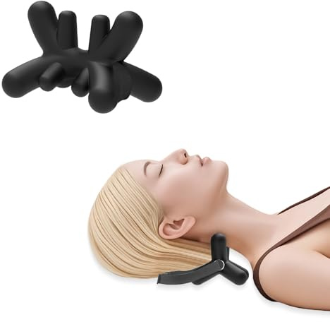 Docemel Occipital Release Tool,Neck Massager and Shoulder Trigger Point Massager for Headache Relief,Deep Tissue Trigger Point Massage Tool with Acupressure Design Targeting Hard-to-Reach Muscles