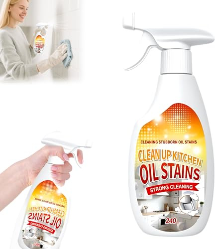 Heavy Duty Kitchen Degreaser, 2026 Neu Fettlöser Küchenreiniger Backofenreiniger Geeignet für Küche Backofen Grill und Herd 240ml (1 Stück)
