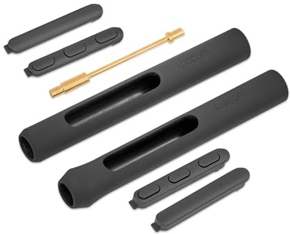Le kit de Personnalisation du Wacom Pro Pen 3 – Kit de Stylet – Grips, Inserts de Boutons latéraux et Poids d’équilibrage pour Pro Pen 3