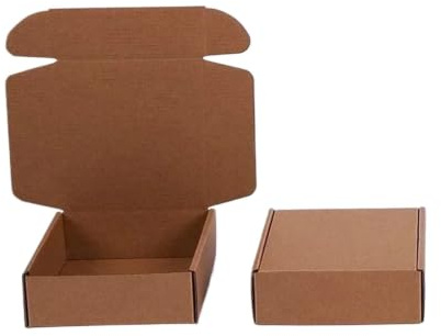 Fällbara lock postlådor fyrkantig flygplansbox tre lager tjock | Presentförpackning Expresslåda (7,25 x 20 x 7 cm)