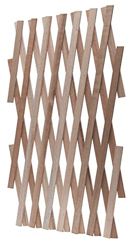 Windhager Traliccio in Legno di Abete, per recinzioni e Piante, Pieghevole, Regolabile, 60 x 180 cm