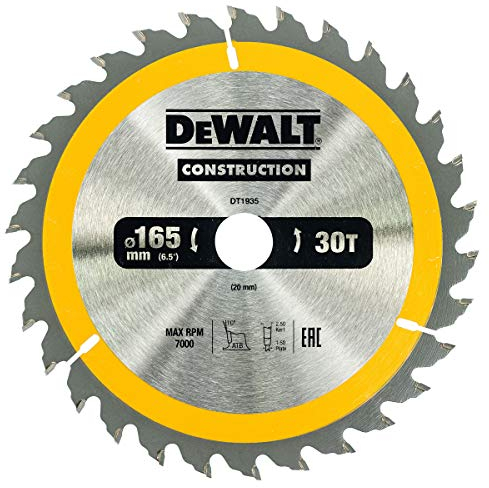 Dewalt DT1935 Circular Saw Blade 165 x 20 mm 30WZ