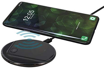 Muvit Qi Wireless Desktop Charger 5W/7.5W/10W/15W Mirror and Silver