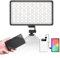 Faretto Led Fotografia, Moman MLX Luce Video RGB per Foto Colore 2500K~8500K CRI 96+ 12W Pannello Fotocamera DSLR 300g Ricarica di Type C, Faro-Fotografia-Faretto-Video-Luce