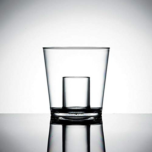 24 Reusable Jagerbomb Shot Glasses for Bomb Shots 25ml Near Indestructible Washer Safe