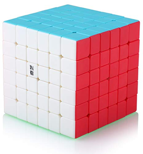 Speed Cube 6x6 6x6 Stickerless Magic Puzzle Cube di Velocità Magica Regalo di Vacanza per Bambini Adulti (senza adesivo)