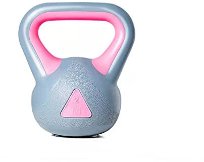Cfty Polypropylen-Kettlebell 2kg 6kg Damen Fitnessgeräte Squat Männer Gewichtsausbildung Home Tragetaschen Kessel Dumbbells (EIN Stück)(2kg)