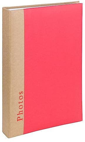 Ideal Chapter Einsteckalbum für 300 Fotos in 10x15 cm Foto Album mit Farbauswahl: Farbe: Rot