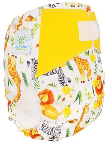 Blümchen All-in-One Bambus One Size Kletter 3,5-15kg Zebra