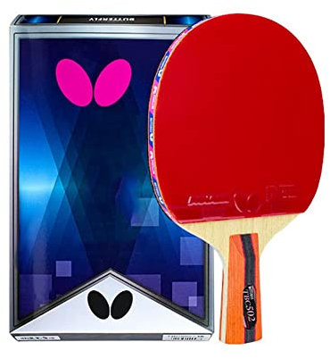 Ping Pong Pala de Ping Pong Regalos Adolescentes Mesa Ping Pong Mayor Control, Giro y Amplificador; Bate de Ping Pong de Alto Rendimiento con Protector de Goma Premium(Color:A2)