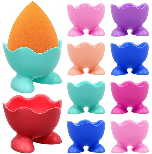 UPKOCH Coquetiers pour Enfants 10% en Silicone - Support pour œufs en Silicone - Support pour Tasse à Oeuf - Ensemble coquetiers drôles