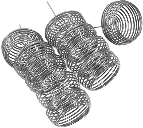 FUNOMOCYA Boîtes à Engrais En Acier Inoxydable Pour Bonsaï Et Plantation, Lot De 10 Paniers Grands Sphériques Sans Couvercle, Accessoires De Jardinage Pour Plantes En Pot Et Balcons