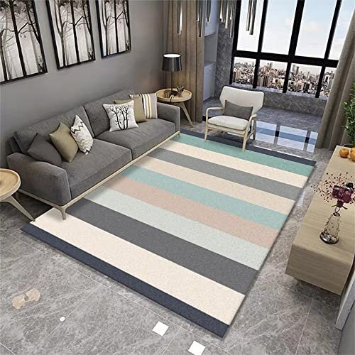 RUGMRZ Teppich Ornament Wohnzimmer, Haushalt, Schlafzimmer, Sofa ankleidezimmer deko grau Auto teppiche deko jugendzimmer Jungen Teppich Ornament balkondeko200x270CM