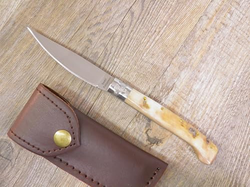 Generico Coltello 21 CM Sardegna SARDO Pattada Manico Corno MUFLONE PATTADESA Lama 9,5cm Art 4
