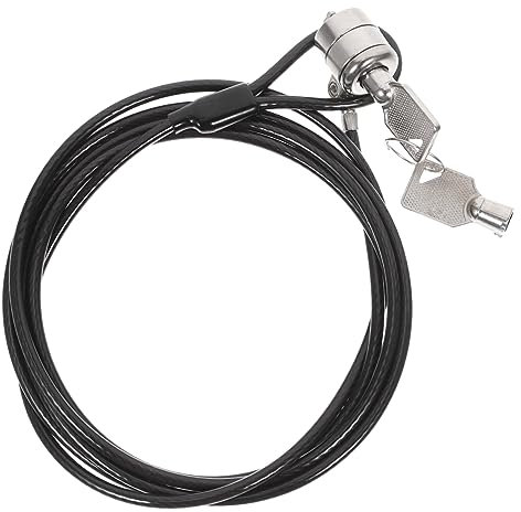 HEMOTON Candado para Laptop Suministro De Computadora Portátil Kit De Bloqueo De Cable De Hardware De Seguridad Tableta Portatil Segunda Generación Cerradura De Cadena Contraseña Aleación