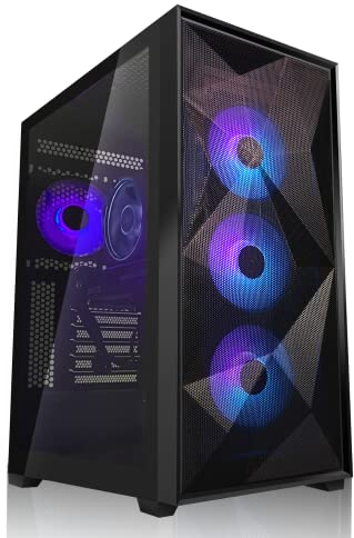 SYSTEMTREFF High-End Gaming PC AMD Ryzen 7 5700X3D 8x4.1GHz | Nvidia RTX 4070 Super 12GB | 1TB M.2 NVMe | 32GB DDR4 RAM | WLAN Desktop Computer Rechner für Gamer, Zocker & Streamer