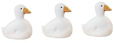 TOYANDONA 3pezzi Cuscino Morbido Anatra Peluche Giocattolo Adorabile Per Decorazione Cameretta e Comfort Per Dormire Giocattolo Animale Simulato