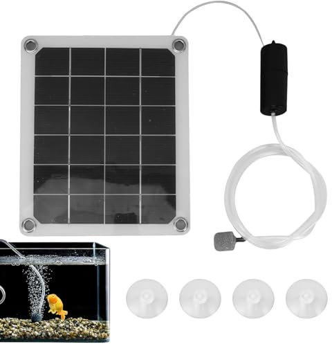 Aeratore per laghetto alimentato a energia solare, alimentato tramite USB, pompa per aeratore per laghetti, gorgogliatore per laghetti, cortili, laghi e acquari