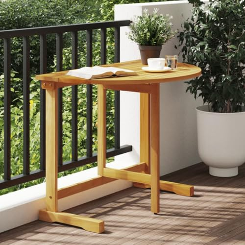 ZEYUAN Balkontisch Klappbar 90x60x72 cm Massivholz Akazie, Grilltisch, Gartentisch Wetterfest, Tisch Balkon, Outdoor Tisch, Balkon Möbel Für Kleinen Balkon - 364896