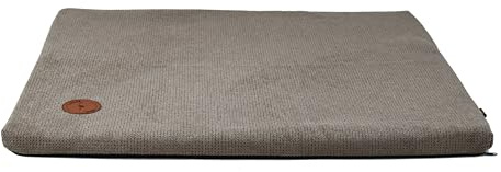 BORN2REST Bettmatte Matratze für Hunde und Katze waschbar Bunte Hundematte Hundekissen Matten Demi-Matratze Hundsofa S-XL (Sand, L (85 x 70 x 5cm))