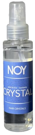 NOY - Crystal Crystal - Leinsamenkristalle - Aufhellende Haare - Anti-Frizz - Weiches Haar - Balsamischer Effekt - Glänzendes Haar - Professionelle Produkte - Leinsamen und Arganöl