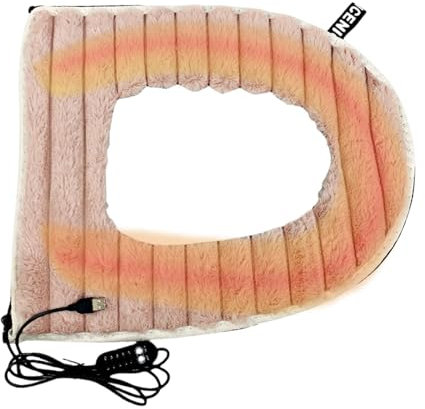 Copertura del sedile del water riscaldata,Copertura del riscaldatore del sedile del water | Copertura del sedile del water alimentata tramite USB - Copertura del sedile del water lavabile a