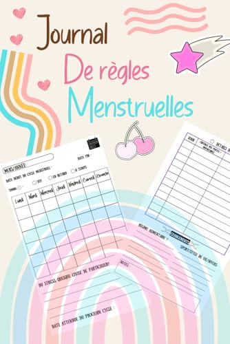 Journal règles menstruelles: Carnet cycle menstruel | Riche simple et détaillé | 60 cycles