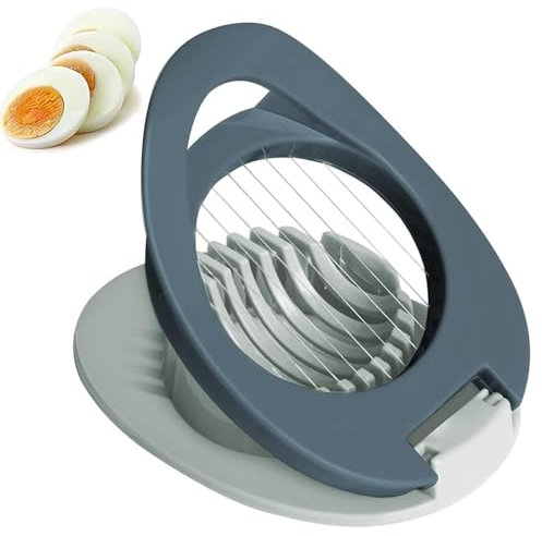Multifunctional Egg Cutte,Egg Slicer with Stainless Steel Wire,Egg Slicer for Hard Boiled Eggs Strawberry Soft Fruits Foods & Kitchen Accessories