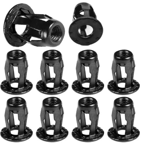 Puoersh Rivetti in Plastica per Auto per Audi A3 A4L A6L A8 Q3 Q5 Q7, 10 Pezzi di Dadi per Bagagliaio, Clip di Fissaggio per Targa Anteriore e Posteriore, Accessori per Camper