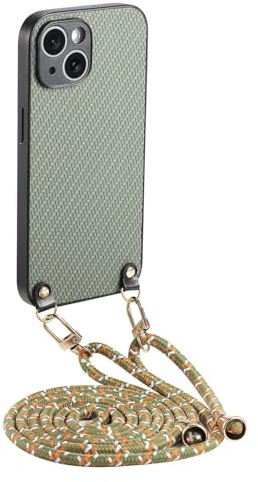GoodcAcy Handykette Kompatibel mit Xiaomi 15T Pro Hülle mit Band, Necklace Handyhülle Case mit Strap Schnur Abnehmbar,mit Schnur zum Umhängen Kordel Necklace Hülle Case Schutzhülle -Grün