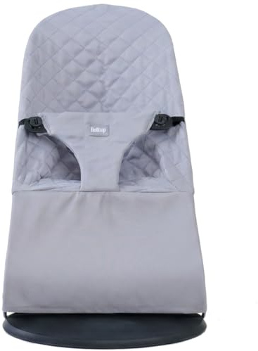 Skydd för babysäng Belltop, kompatibelt med BabyBjörn Balance, Soft & Bliss. Babysäte för gungstol: allergivänligt. Säte för gungstol: ergonomisk passform (ljusgrått)
