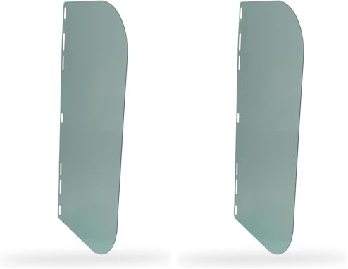 UNIVERSEL - Ecran De Protection De Rechange En Polycarbonate - Pour Visière De Protection 9102128 Et 9102082 - Standard Professionnel - Débroussailleuse & Bricolage (Lot de 2)