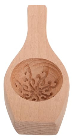 POPETPOP Holzform für Gedämpfte Brötchen und Gebäck aus Robustem Holz zum Backen in Heimischen Küche mit Benutzerfreundlichem Design und Eleganter Blumenform