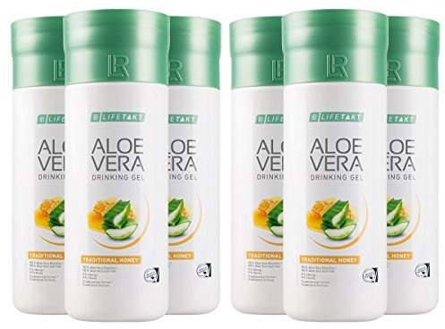 LR-Lucky Aloe Vera Life Essence Gel: Honig - 6 Stück (6 x 1000 ml)