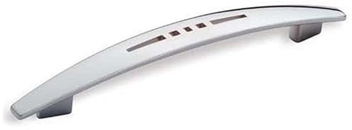 SIRO Möbelgriff Lengerich, Modern, Druckguss chrom glänzend, 177 mm x 19 mm x 24 mm, LA 128 mm, 1485-178ZN1