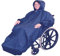 Aidapt VA127ST Regenmantel für Rollstuhlfahrer mit Ärmeln, Fleece gefüttert