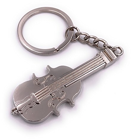 H-Customs Violon Basse Violoncelle Porte-clés Pendentif