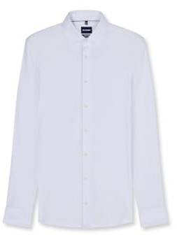 OLYMP Herren Oberhemd Langarm 120264,Single Jersey,Modern Fit Jerseyshirt 01,New Kent | Hemd, Manschette, Modern Fit, 92%Baumwolle/8%Elasthan