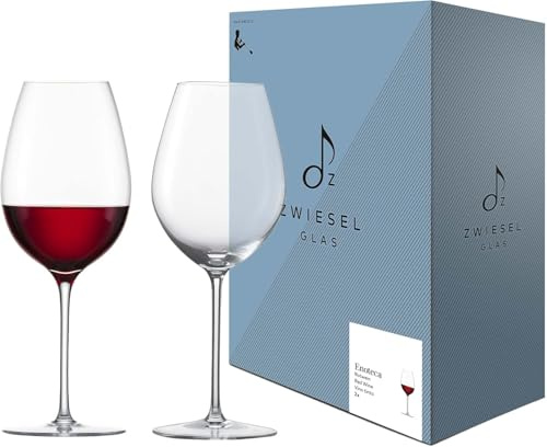Zwiesel Glas Rotweinglas Enoteca (2-er Set), in Handarbeit mundgeblasene Rotweingläser, edle Kristallgläser für Rotwein (Art.-Nr. 122191)