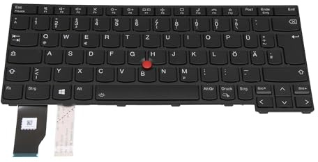 Lenovo 5N21A21893 Original Tastatur DE (deutsch) schwarz | mit Backlight und Mouse-Stick für ThinkPad X13 Gen. 2 (20WK/20WL)