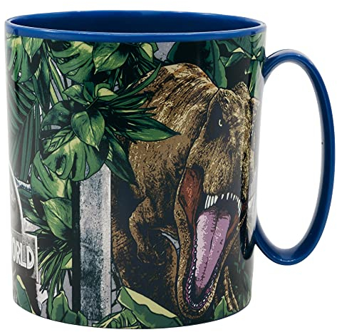 TASSE EN PLASTIQUE DE 350 ML SANS BPA, PASSANT AU MICRO-ONDES | JURASSIC WORLD FRANCHISE
