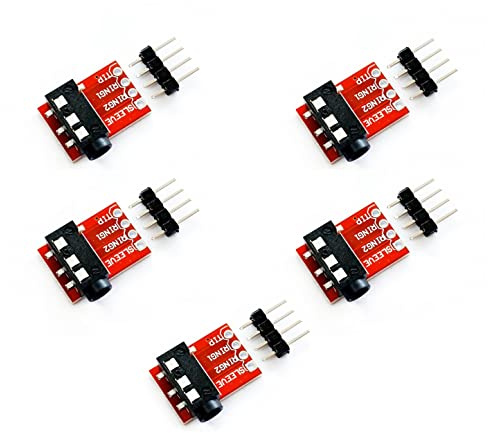 JZK TRRS 3,5 mm Audio-Klinkenstecker, Kopfhörer, Video, MP3-Klinkenstecker, TRRS 3,5 mm Klinke, Schnittstellenmodul