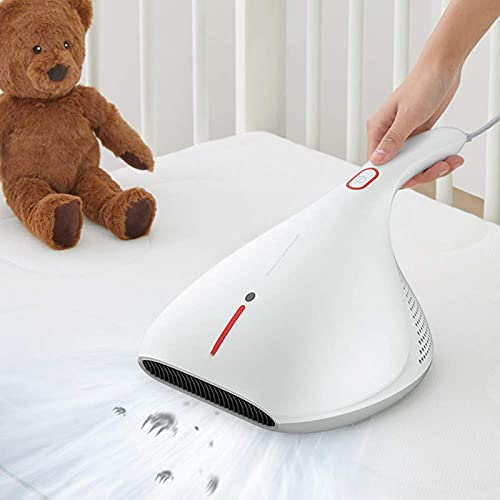 Handgerät zur Entfernung von Milben, 450 W, 13 kpa, 8000 Mal/min, hochfrequente Starke Vibration, Milbensterilisationsmaschine zur Entfernung von Haushaltsmilben für Betten, Kissen, Sofas, Teppic