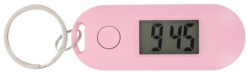 Zubehör Schlüsselanhänger Taschenuhr Schlüsselanhänger Digitaluhr Kunststoff-Hängeuhr Anhänger Für Elektronische Tragbare Uhr Rosa Geschenke Für Frauen