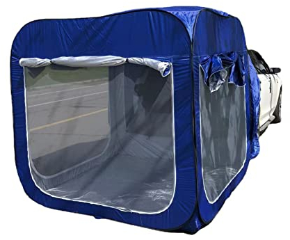 SUV-Zelt für Camping, universelle Passform, Pop-Up-Auto-Heckzelt, Mehrzweck-LKW-Zelt, Campingzelt, verbunden mit dem Fahrzeug, ideale Autozelte für Camper
