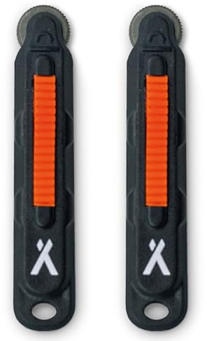 Bear Grylls Micro Sparker Fire Starter 2 Pack - Easy to Use, One Handed, Ultralight, Rubber Grip, Compact