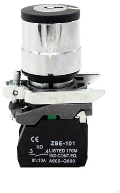 XB4-BG33 220V Interruttore a pulsante con chiave in metallo a 3 posizioni